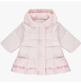 Manteau d'hiver rose pour...