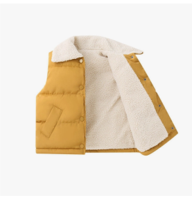 Veste rembourrée jaune sans...