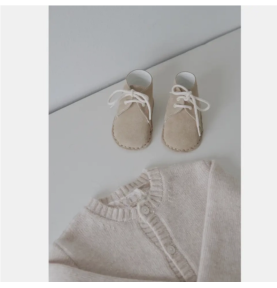 Cardigan en laine bébé- Caramel