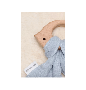 Coffret cadeau de naissance sensoriel en coton Biologique certifié GOTS