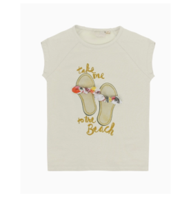 T-shirt pour fille en coton...