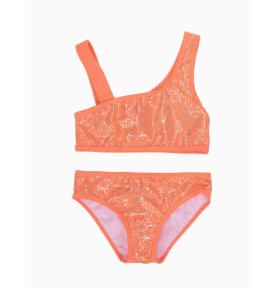 Bikini en corail fluo pour...