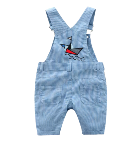 Ensemble salopette + body+ casquette pour bébé garçon