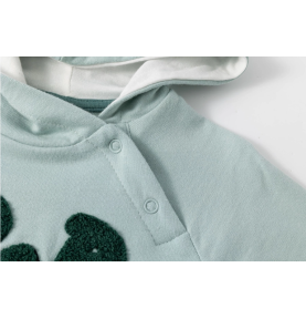 Sweat-Shirt à capuche en tricot bouclé pour bébé garçon
