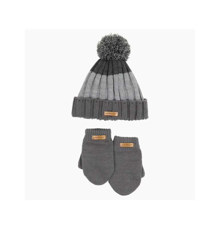 Ensemble bonnet et gants pour garçons
