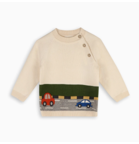 Pull raglan en tricot...