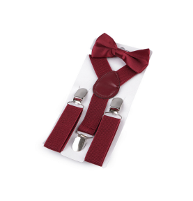 Ensemble noeud papillon + bretelles