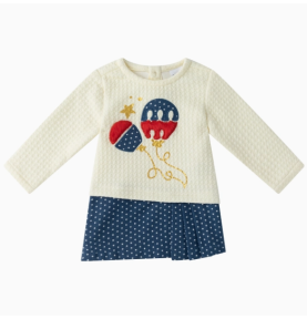 Robe bébé fille 2 en 1