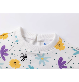 Sweat-shirt à manches longues pour bébé fille