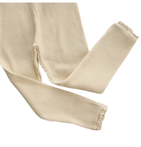 Legging fille en coton avec...