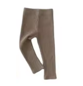 Legging bébé uni marron
