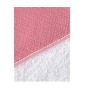 Cape de bain bébé en coton éponge absorbant