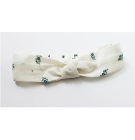 Bandeau Fleurs Bleues en...