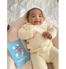 Coffret cadeau bébé en coton biologique