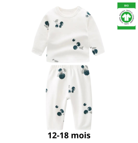 Coffret cadeau bébé en coton biologique à personnaliser