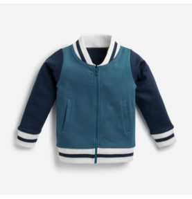 Blouson aviateur zippé en coton biologique Voiture