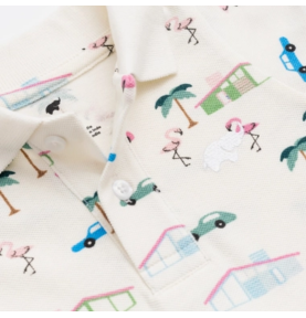 Polo garçon manches courtes en coton biologique