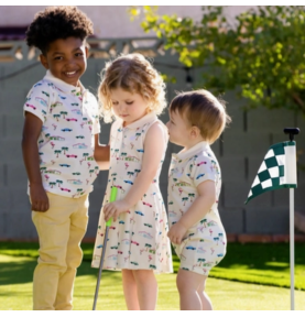 Polo garçon manches courtes en coton biologique