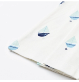 Robe plissée petit bateau en coton biologique