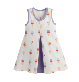 Robe d'été à pli centré...