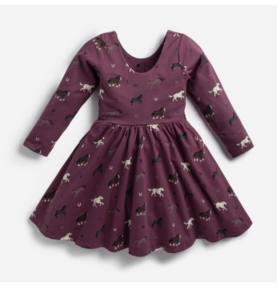 Robe à manches longues...