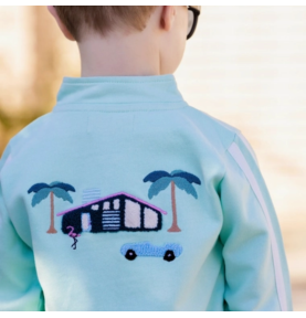 Sweat zippé molletonné en coton biologique