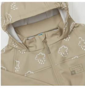 Imperméable magique pour enfant changeant de couleur