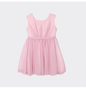 Robe d'exception 2 en 1 pour fille en mousseline