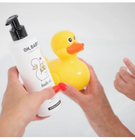 Huile de bain naturelle bébés et enfants, biologique et vegan 250ml
