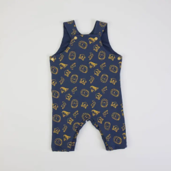 Salopette + t-shirt Jaune & marine - Tenue pour bébé