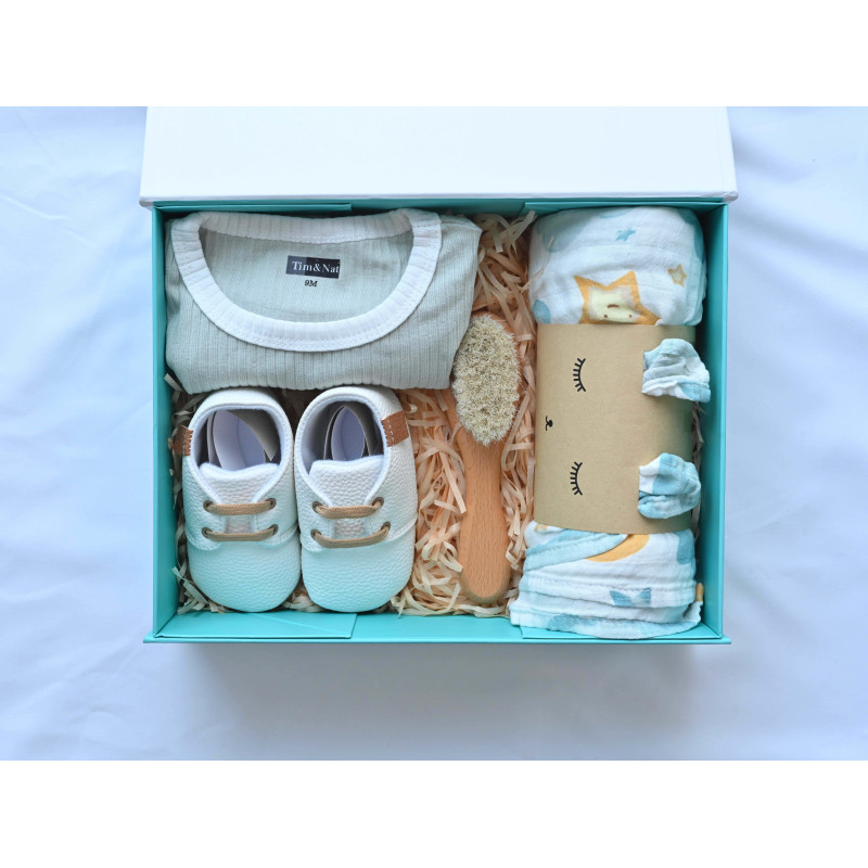 Coffret Cadeau Naissance Mixte en Coton Petit rêveur